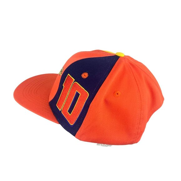 Vintage Snapback Hat Ricky Rudd Tide Racing NASCAR 10 Orange Baseball Cap - Picture 5 of 13